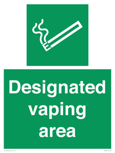 Designated vaping area